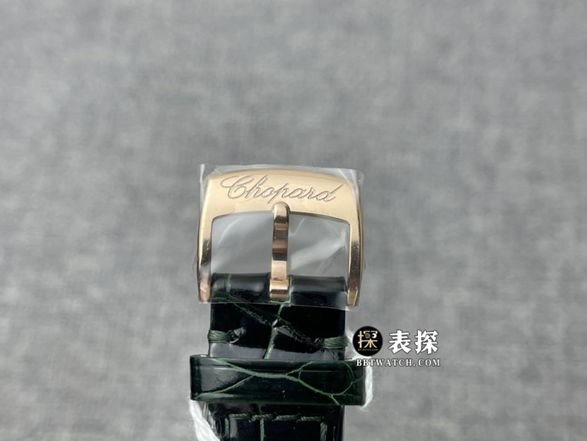 YF factory Chopard ladies happy diamond top-tier high-quality watch green mother-of-pearl plate leather strap model pictures and prices clasplive photos