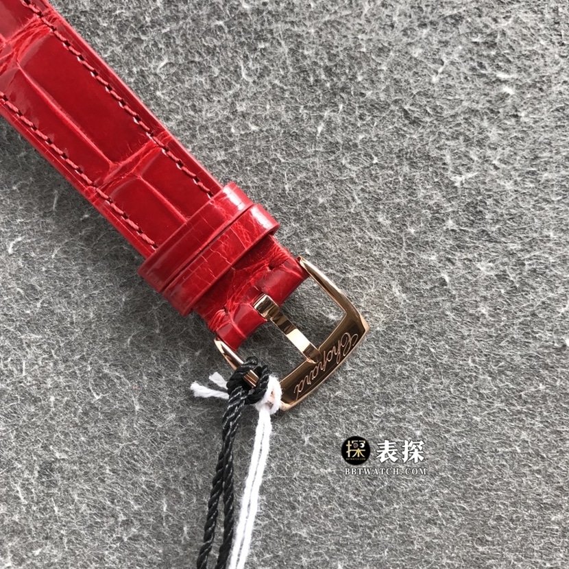 ZF FactoryChopard ladies top-tier watch red dial leather strap model pictures and prices clasplive photos