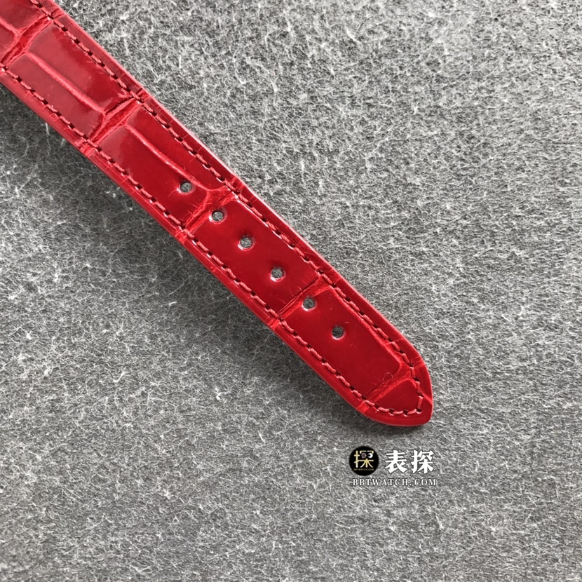 ZF FactoryChopard ladies top-tier watch red plate leather strap model pictures and prices braceletlive photos