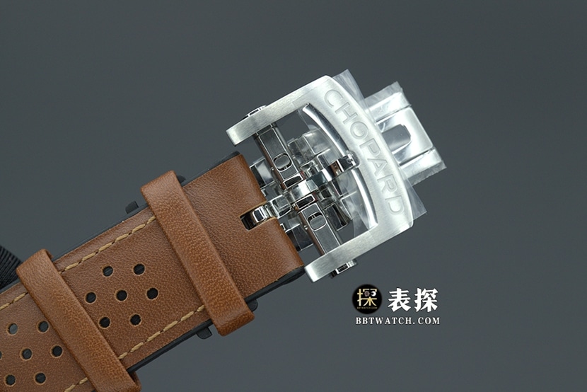 V7 factory Chopard1:1super watch men's dark gray panda disc rubber model pictures and prices braceletlive photos