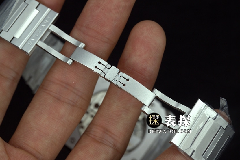 BV factory Bvlgari1:1super watch men's white dialsteel bracelet pictures and prices clasplive photos