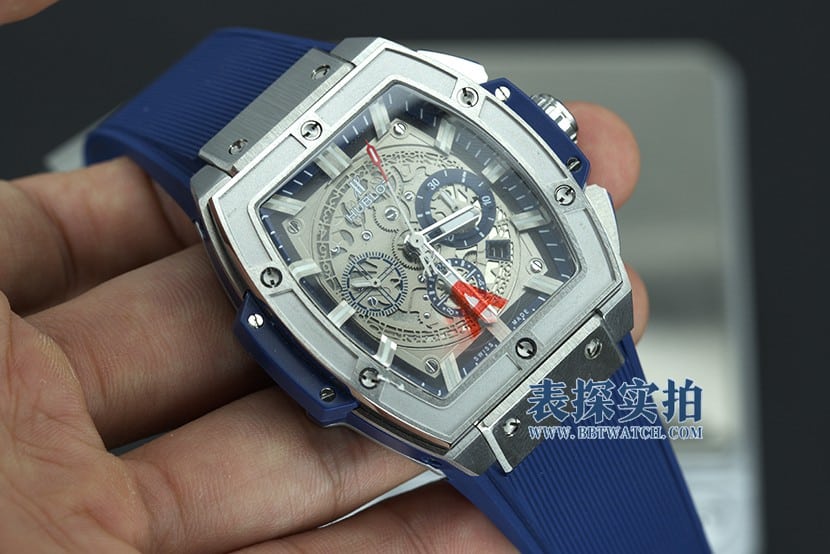 Hublot wine barrel type hollow machine men's watchreplica mall