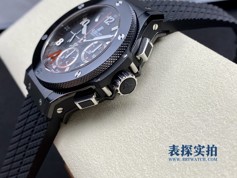 Big factory high-quality Hublot black dial Big Bang series chronograph watch side