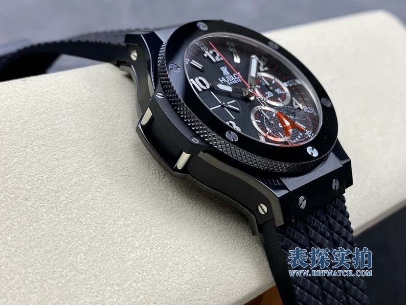 Big factory high-quality Hublot black dial Big Bang series chronograph watch side