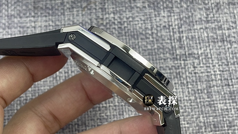 BBF Factory Hublot Watch Men's Super A Watch Matte Black Skeleton Dial Diamond Encrusted Rubber Model Pictures and Price Side Real Shot Photos