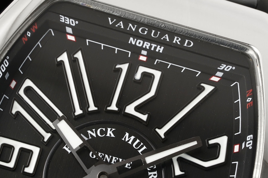 RMS factory Frank Muller men's top-tier 1:1high-quality watch black dial flywheel leather strap model V45front live photo