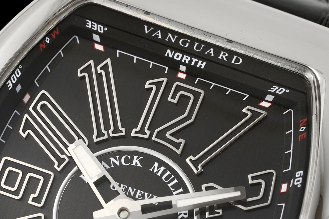 RMS factory Frank Muller men's top-tier watch black dial flywheel leather strap model V45front live photo