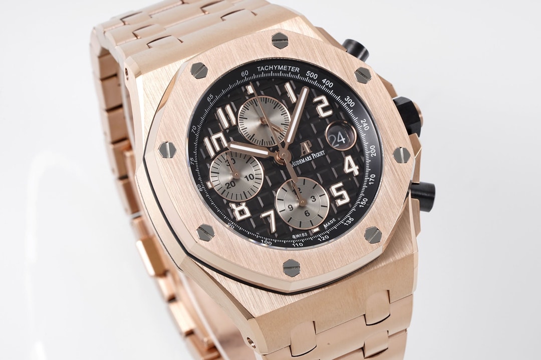 Audemars Piguet ceiling watch, APF offshore watch, front view