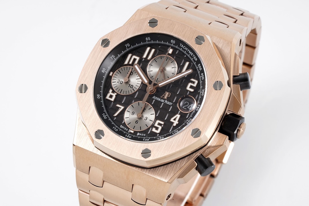Audemars Piguet ceiling watch, APF offshore watch, front view