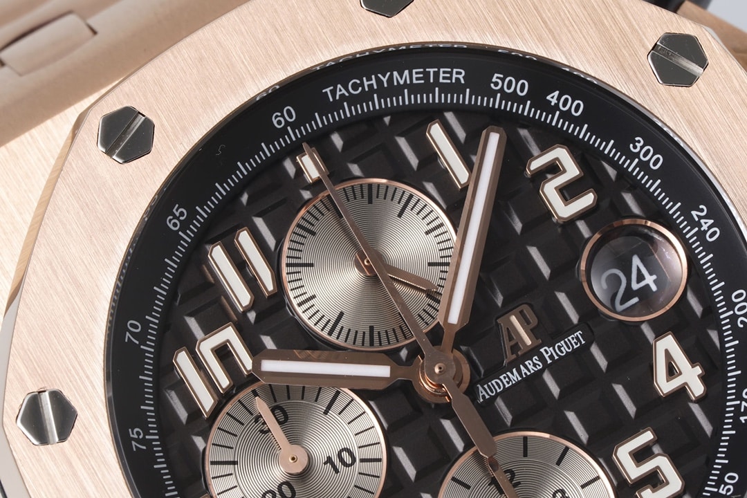 Audemars Piguet ceiling watch, APF offshore watch, front view