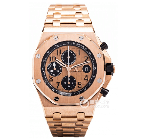 APF Offshore Audemars Piguet collectible watches Rose Gold Plate Steel Strap Model 26470OR.OO.1000OR.01