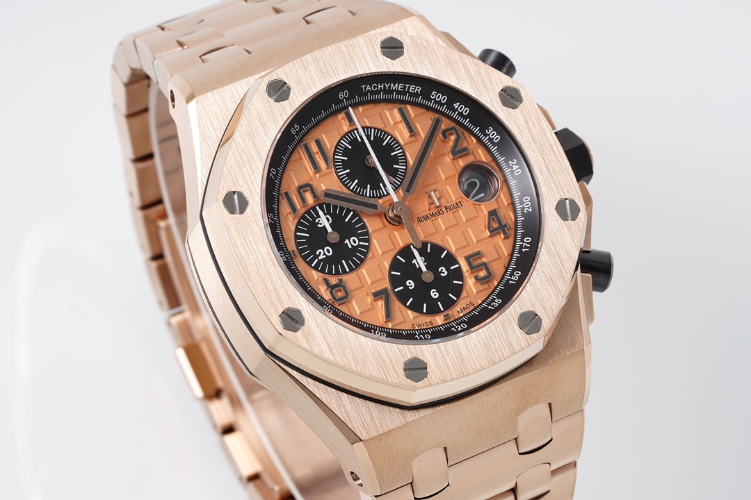Audemars Piguet ceiling watch, apf offshore watch, front view