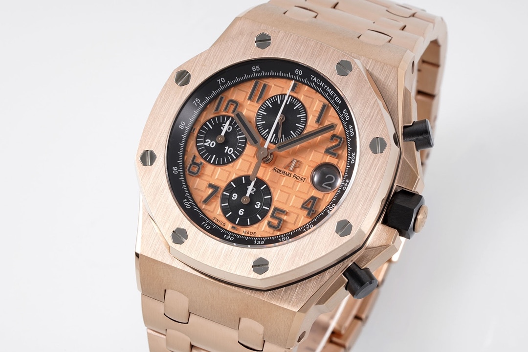Audemars Piguet ceiling watch, apf offshore watch, front view