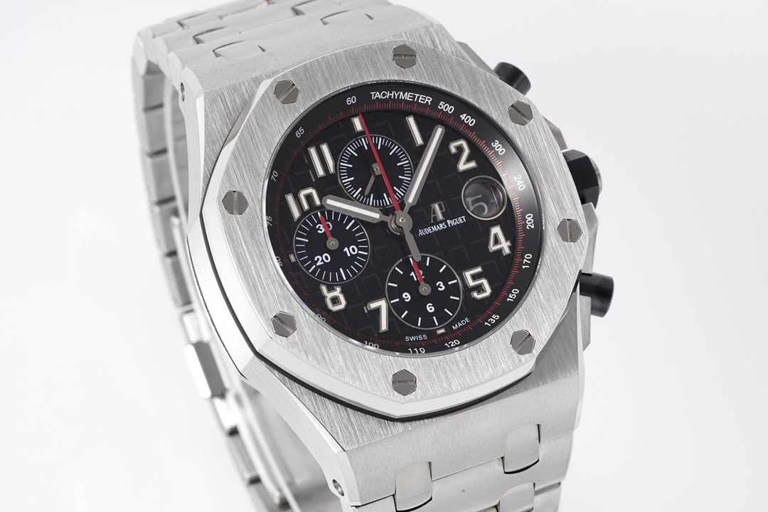 Audemars Piguet ceiling watch, APF offshore watch, front view
