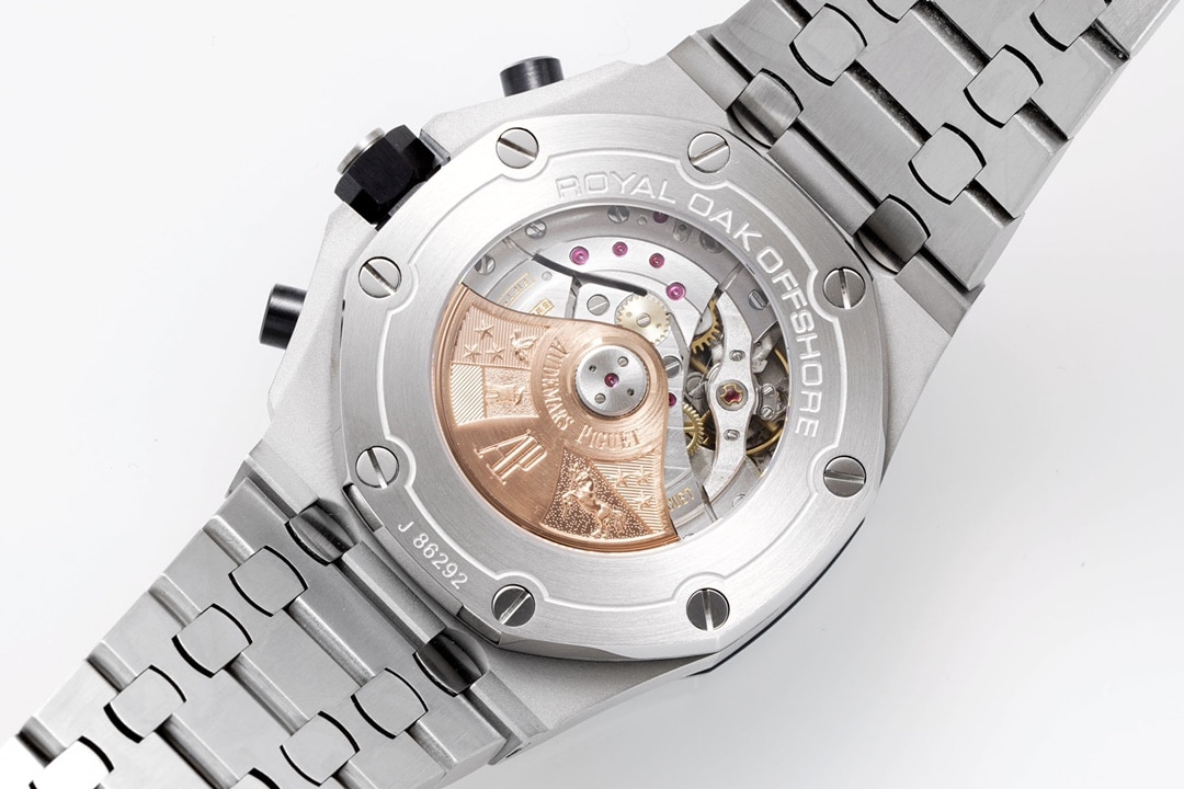APF offshore Audemars Piguet1:1replica watch black dialsteel bracelet model 26470ST.OO.A101CR.01movement picture