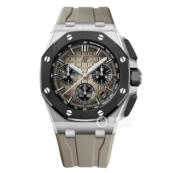 APF Offshore Audemars Piguet collectible watches Light Brown Plate Rubber Model 26420SO.OO.A600CA.01