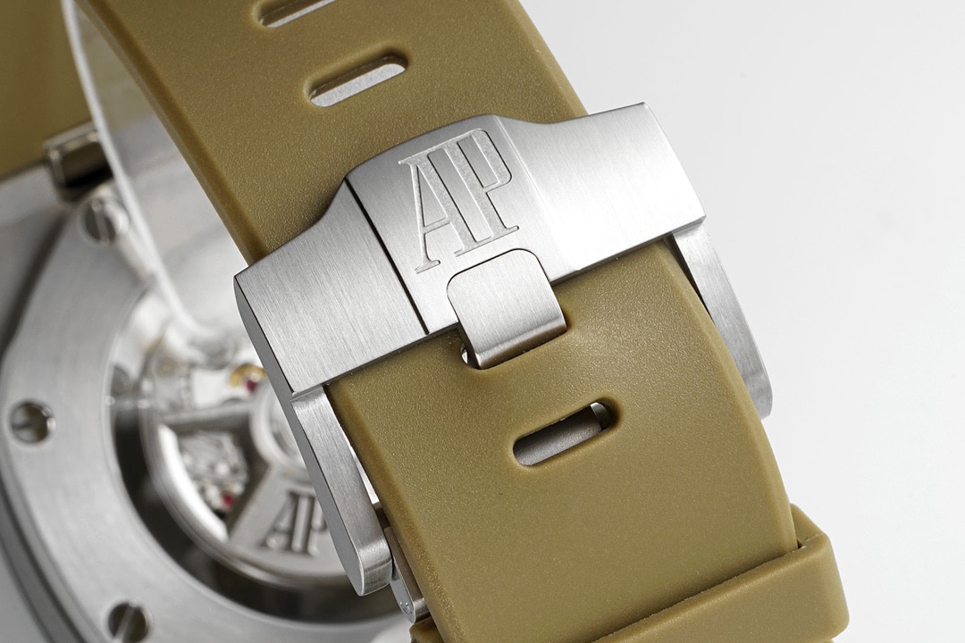 APF offshore Audemars Piguet1:1replica watch light brown dial rubber model 26420SO.OO.A600CA.01bracelet picture