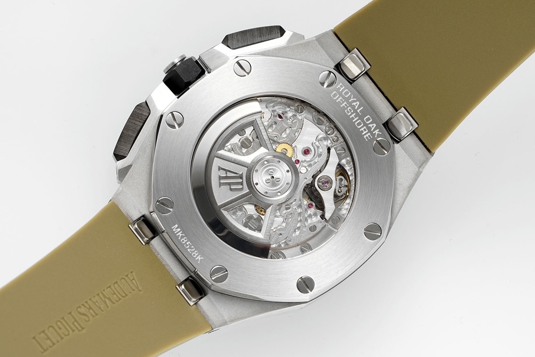 APF offshore Audemars Piguet1:1replica watch light brown dial rubber model 26420SO.OO.A600CA.01movement picture