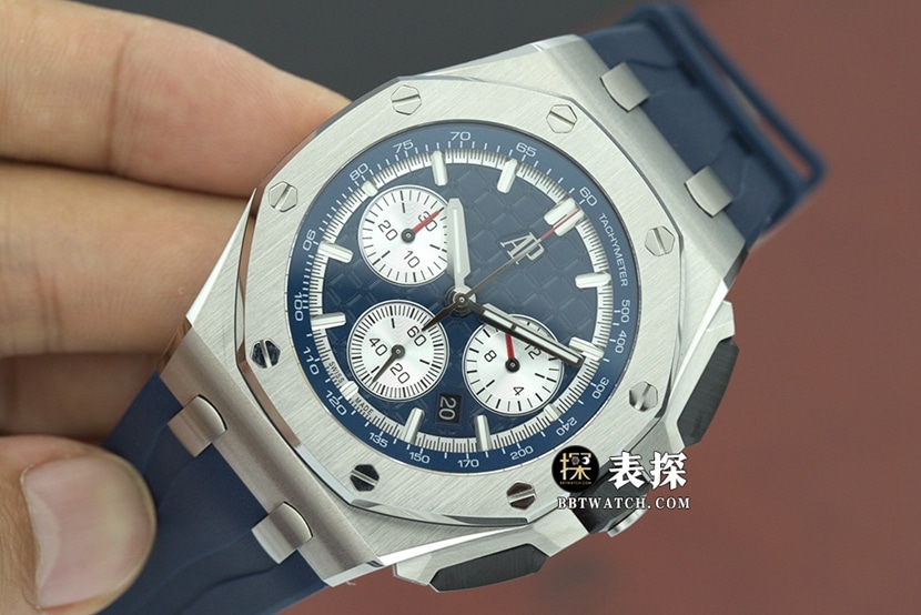 Audemars Piguet ceiling classic watch, Apf offshore watch, front view