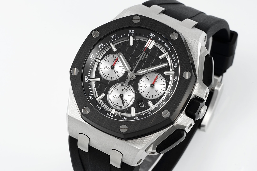 Audemars Piguet ceiling 1:1replica,Apf offshore watch,front view