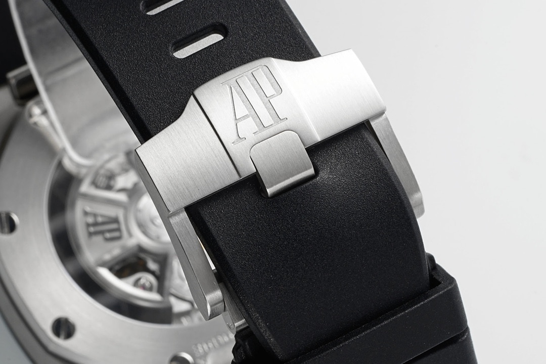 APF Offshore Audemars Piguet1:1replica watch black dial rubber model 26420SO.OO.A002CA.01bracelet picture