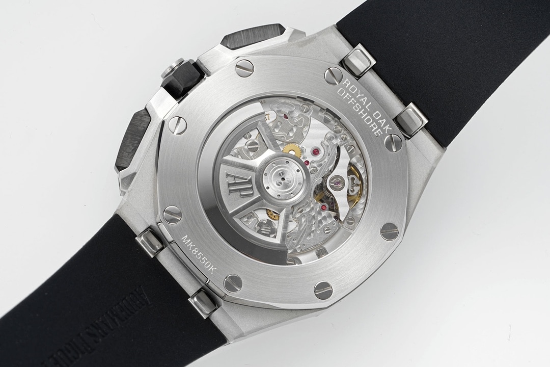 APF offshore Audemars Piguet1:1replica watch black dial rubber model 26420SO.OO.A002CA.01movement picture
