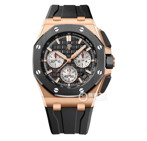 APF Offshore Audemars Piguet collectible watches Black Plate Rose Gold Rubber Model 26420RO.OO.A002CA.01