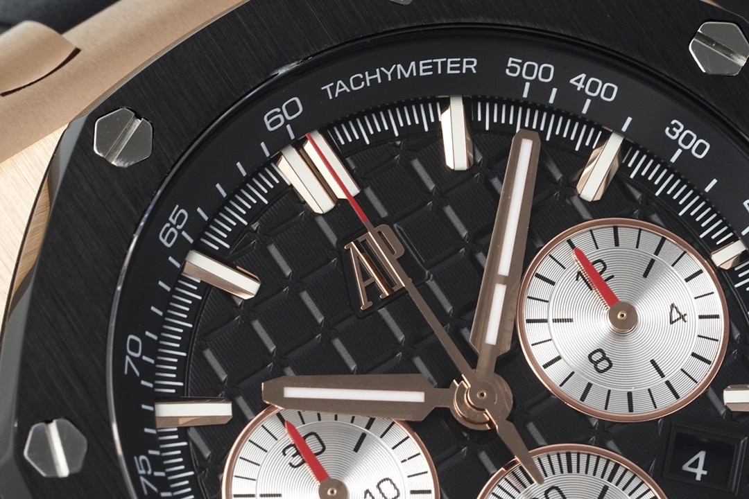 Audemars Piguet ceiling,apf offshore watch,detail shots