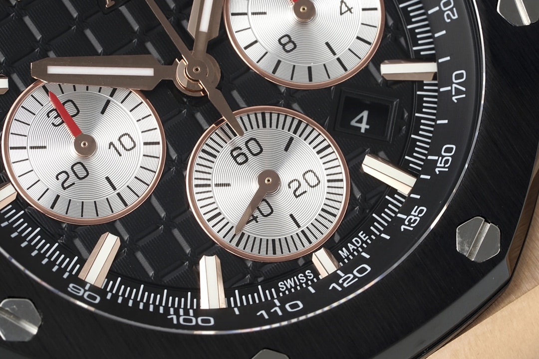 Audemars Piguet ceiling,apf offshore watch,detail shots