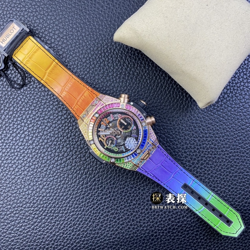 Hublot ceiling classic, ZF Big Bang watch, front view