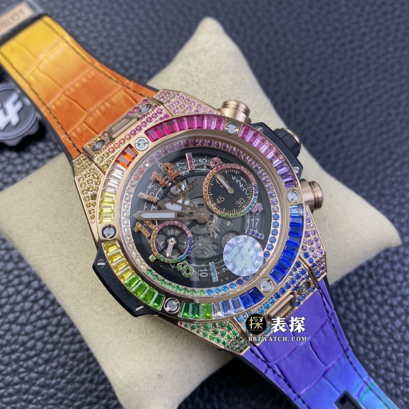 Hublot ceiling classic, ZF Big Bang watch, front view