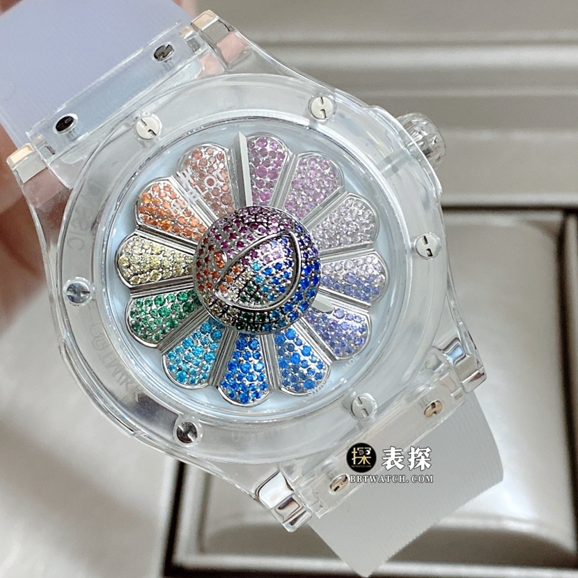 Hublot ceiling classic watch, classic fusion watch, front view