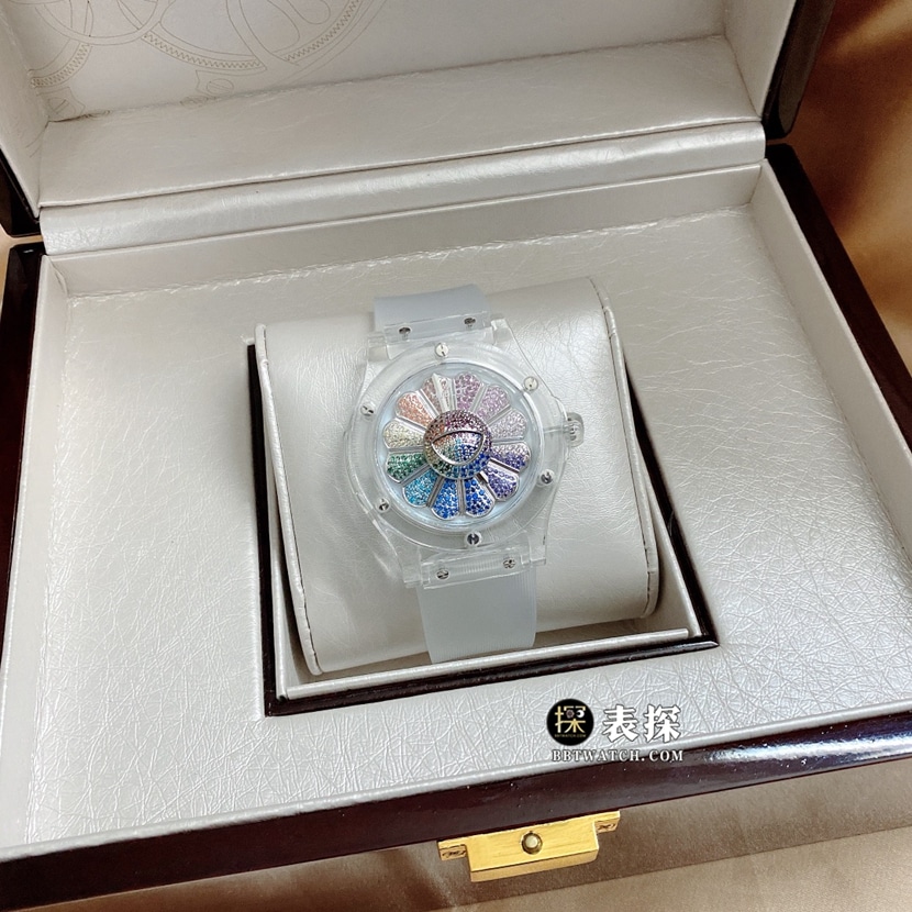 Hublot ceiling classic watch, classic fusion watch, front view