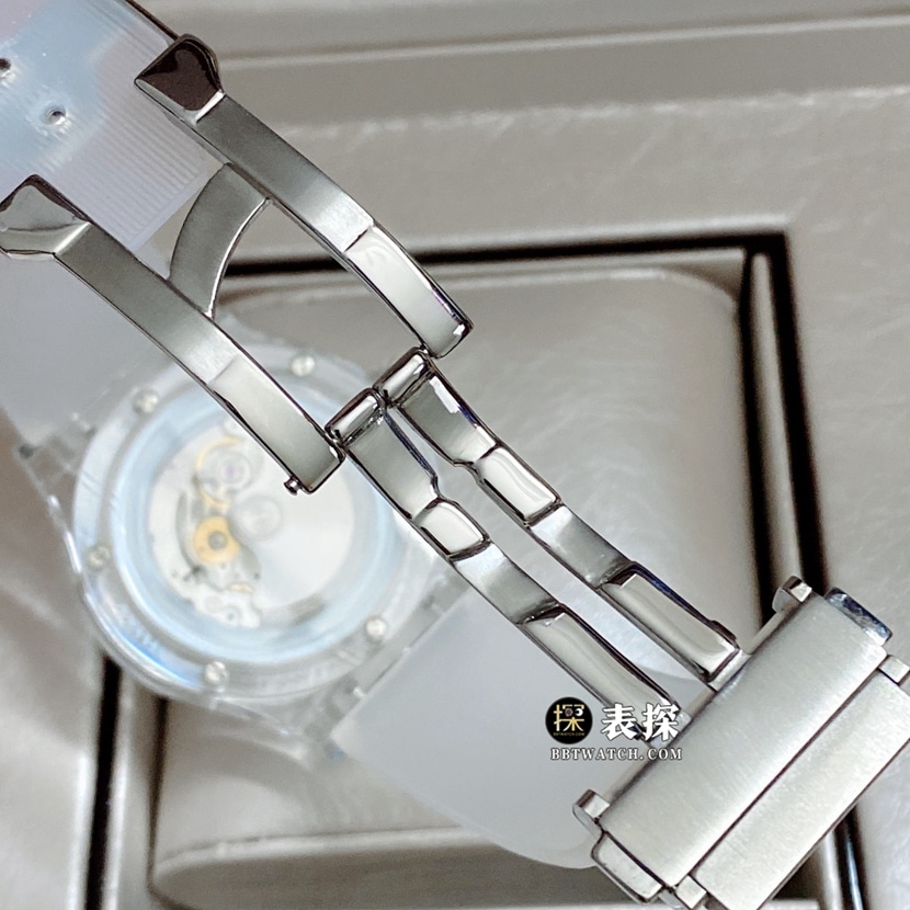 Classic fusion Hublot1:1replica watch sun disk transparent rubber model 507.JX.0800.RT.TAK21clasp picture