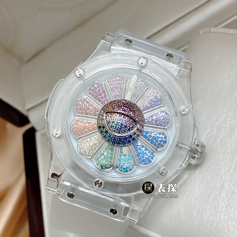 Hublot ceiling classic watch, classic fusion watch, front view