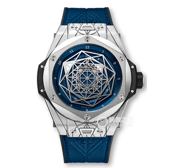 WWF BIG BANG Hublot watch with Deep blue dial rubber strap 415.NX.7179.VR.MXM18