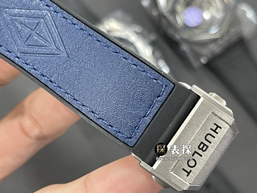 WWF BIG BANGHublot1:1replica watch deep blue dial rubber model 415.NX.7179.VR.MXM18clasp picture