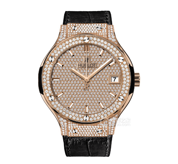 WWF Classic Fusion Hublot collectible watches rose gold full diamond disk strap models 511.OX.9010.LR.1704