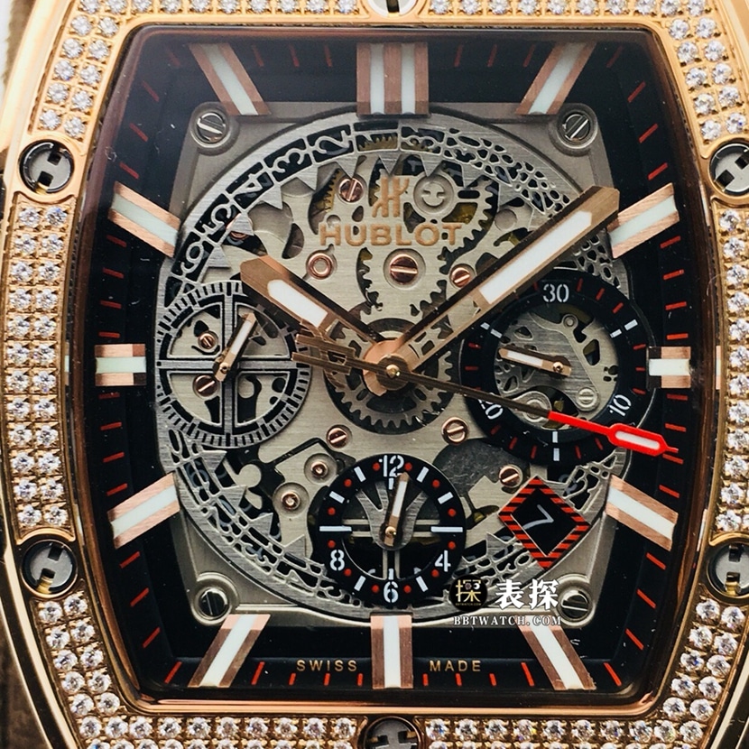 Hublot ceiling watch, AB BIG BANGreplica watch, front view