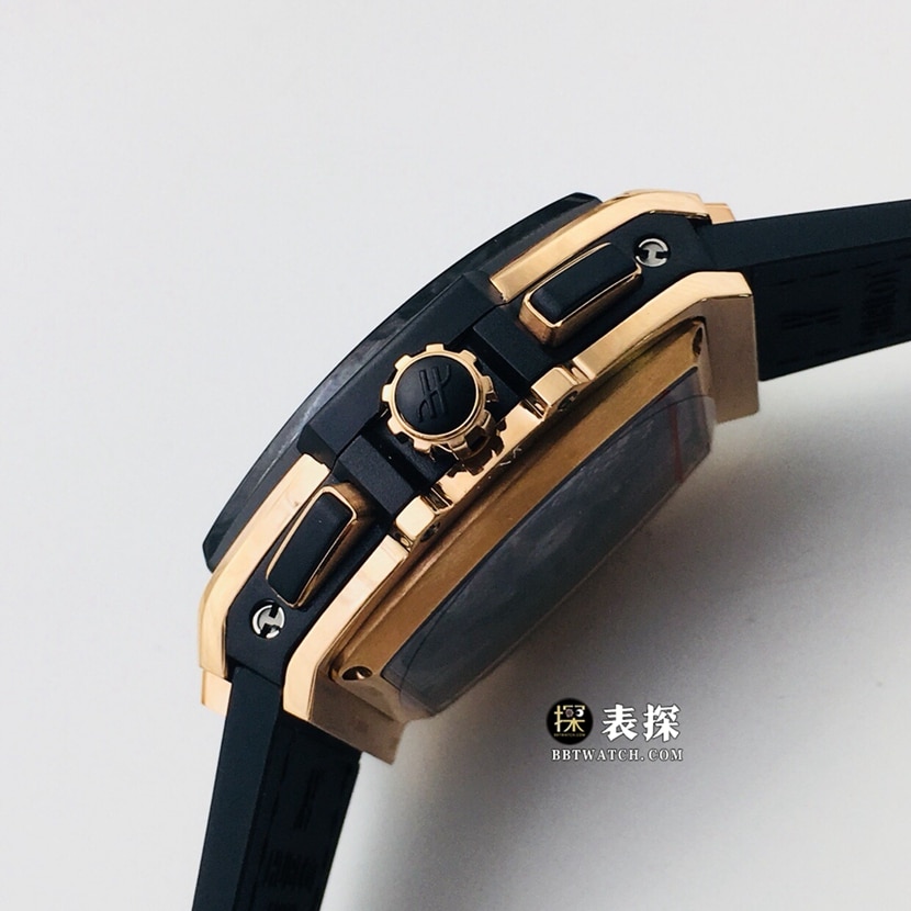 AB Big Bang Hublot collectible watches soul top imitation watches skeleton disk strap models 641.OM.0183.LR side view