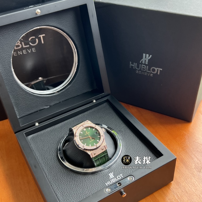 Hublot classic watch, HB classic fusion watch, front view