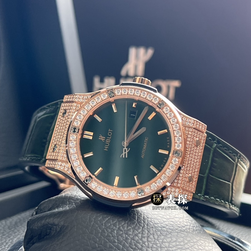 Hublot classic watch, HB classic fusion watch, front view