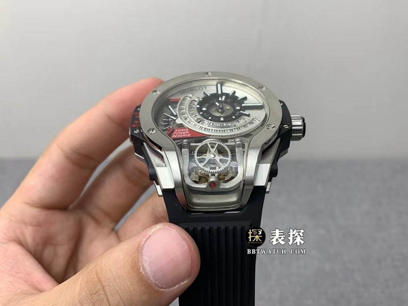 Hublot ceiling, handed down watch, side view