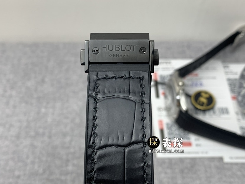 JB classic fusion Hublot1:1replica watch hollow plate tourbillon rubber model 505.CM.0140.LRclasp picture