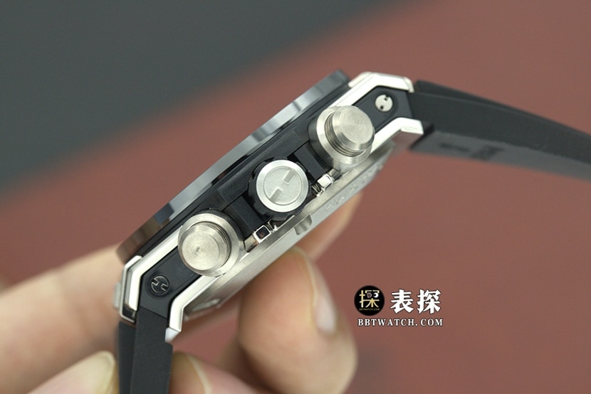 BBF Big Bang Hublot1:1replica watch hollow disc rubber model 421.NM.1170.RX side view