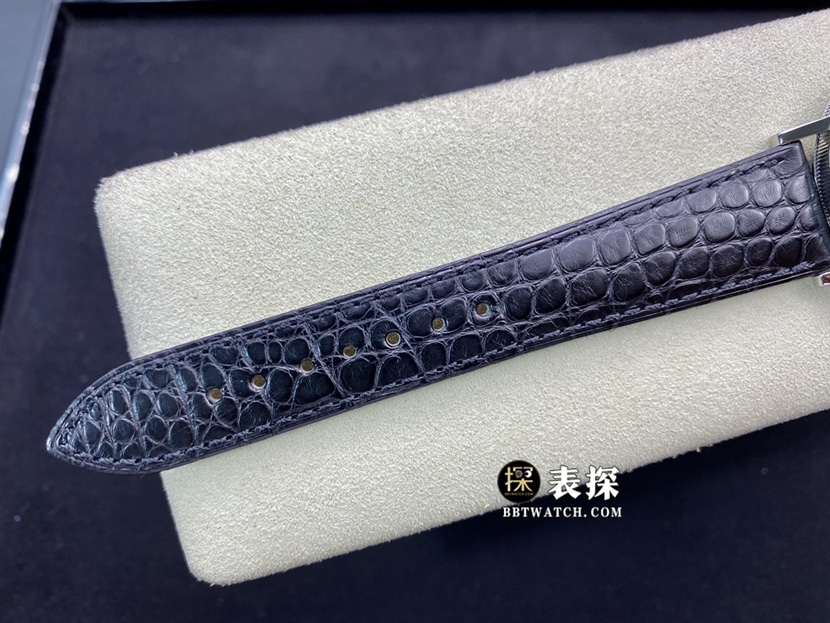 MKS classic Breguet watch silver white dialleather strap model 5177BB/29/9v6bracelet picture