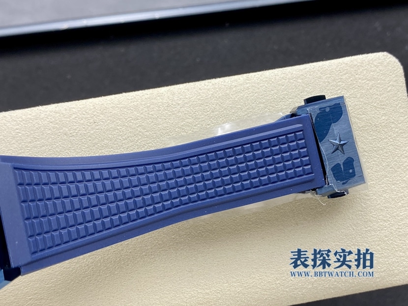 LF DEFY Zenith 1:1replica watch blue hollow mechanical rubber model 49.9003.670/51.R793clasp picture
