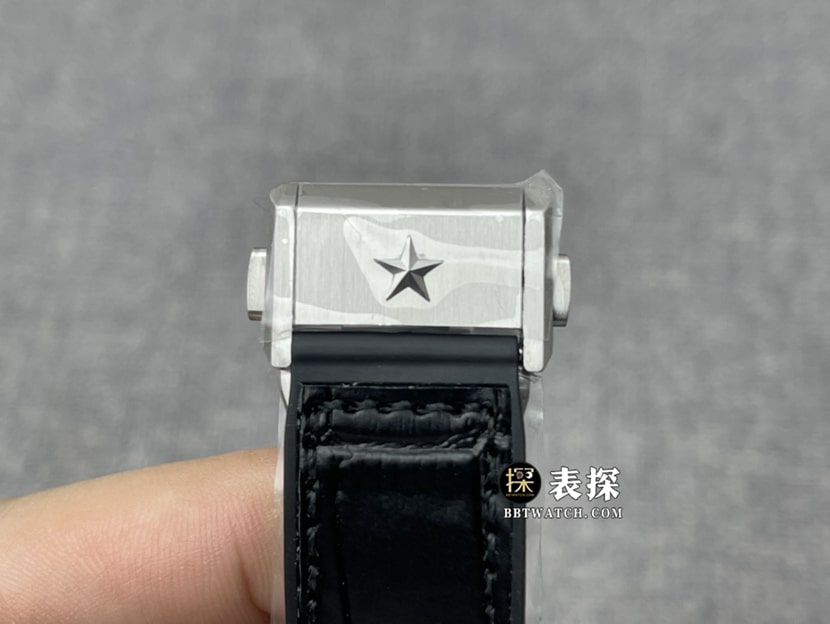 LF men's Zenith watch hollow plate leather strap model 95.9000.670/78.R584clasp picture