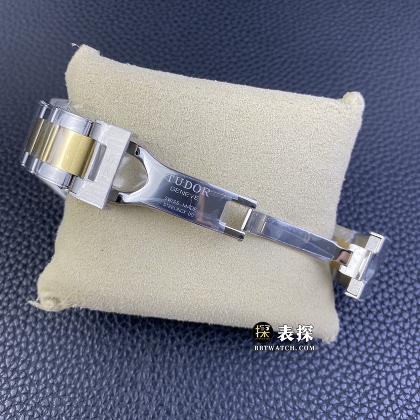 ZF Biwan Tudor1:1replica watch black dial root beer ring steel bracelet model M79833MN-0001clasp picture