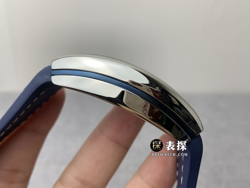 ABF men's Frank Muller 1:1replica watch blue dial rubber model V 45 SC DT YACHTING side view